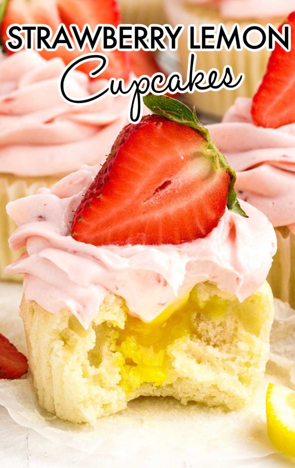 Strawberry Lemon Cupcakes Pass The Dessert