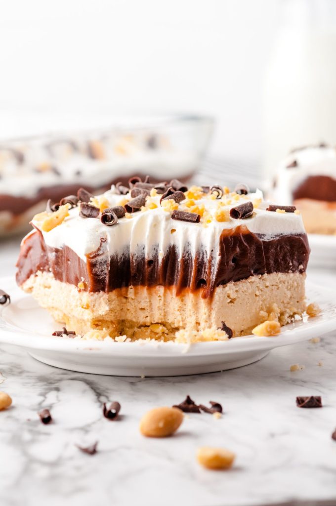 Chocolate Peanut Butter Lasagna - Pass the Dessert