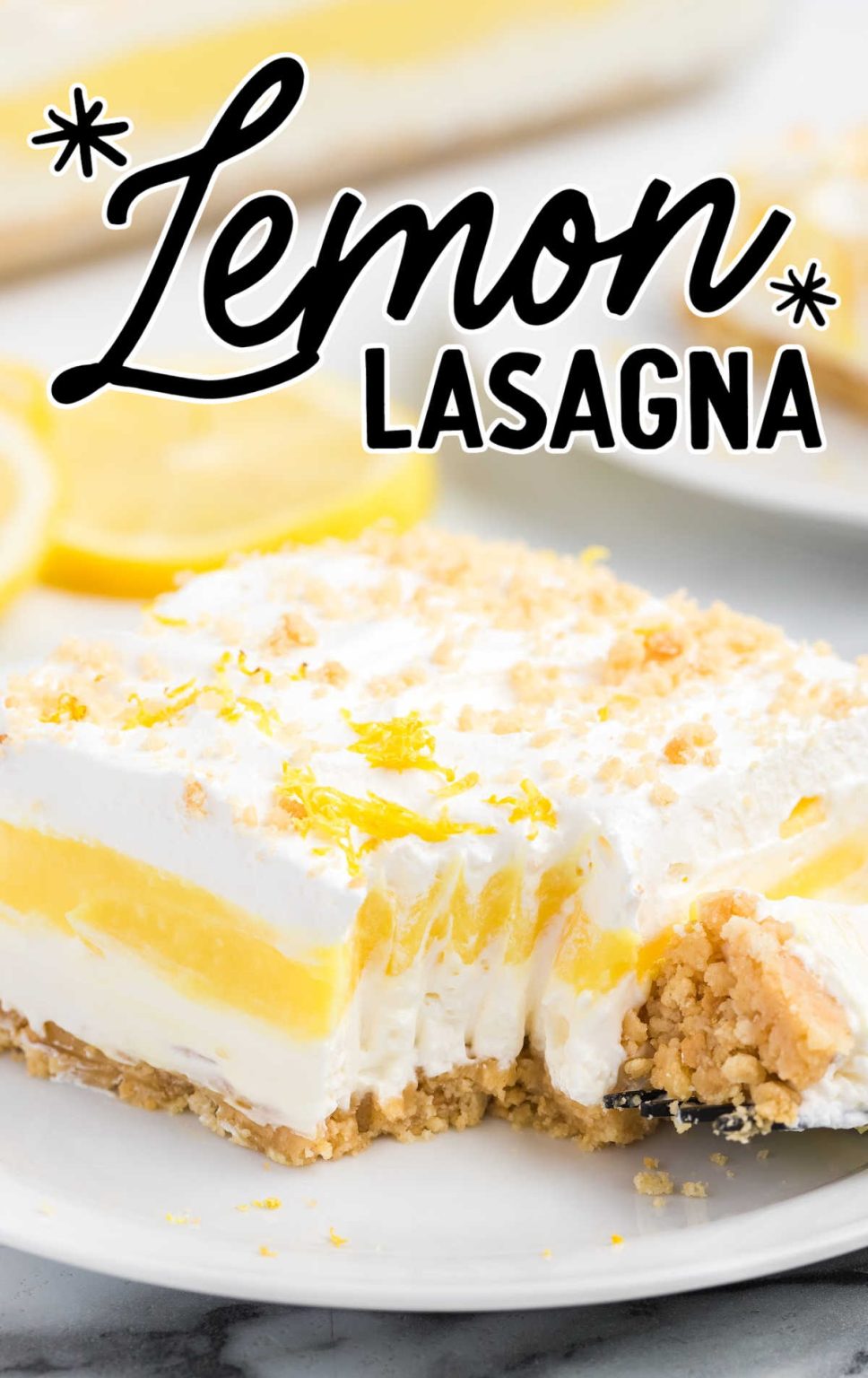 Lemon Lasagna With Golden Oreos