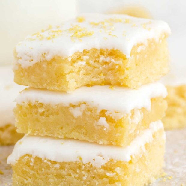 Lemon Brownies Pass the Dessert
