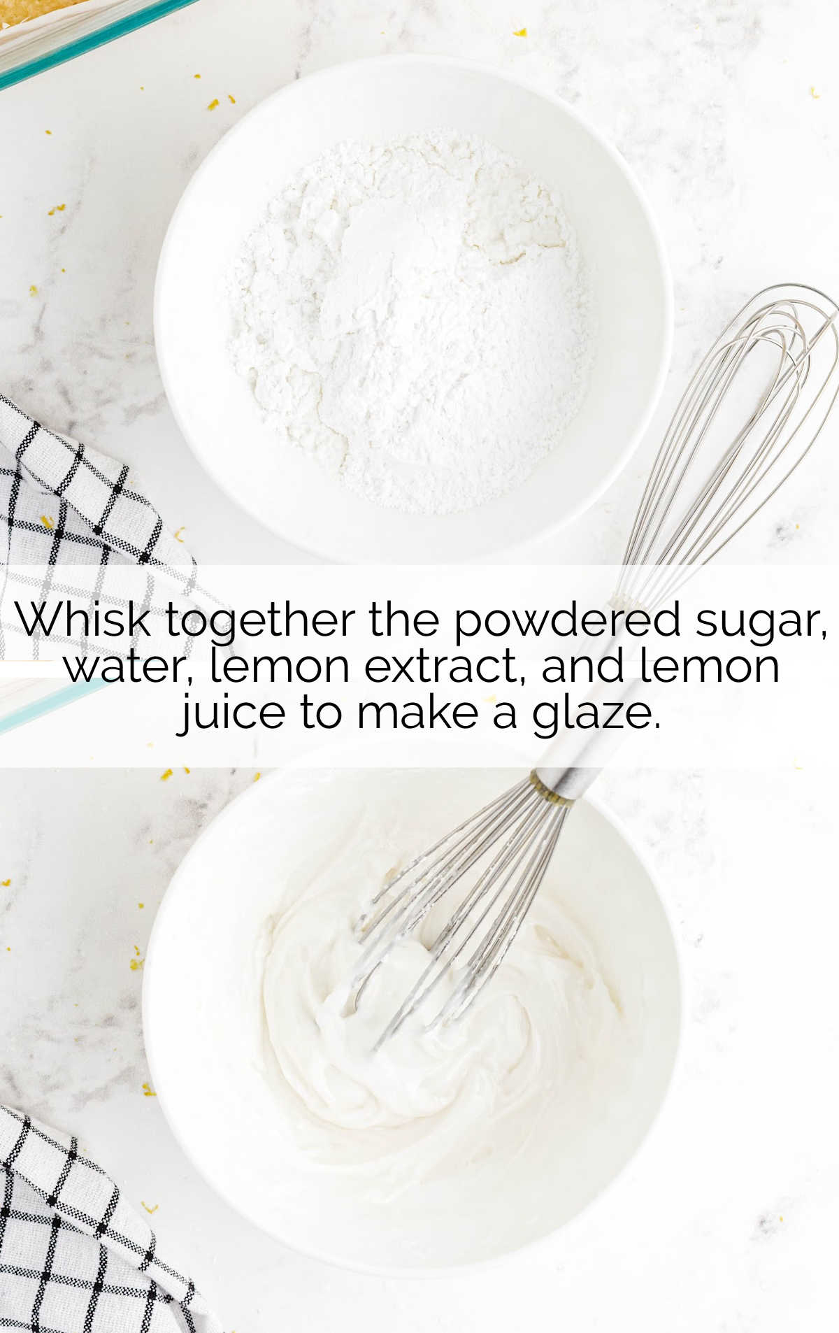 glaze ingredients whisked together in a bowl