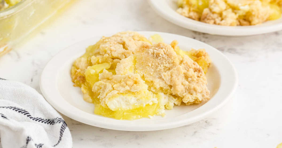 Lemon Dump Cake Pass the Dessert