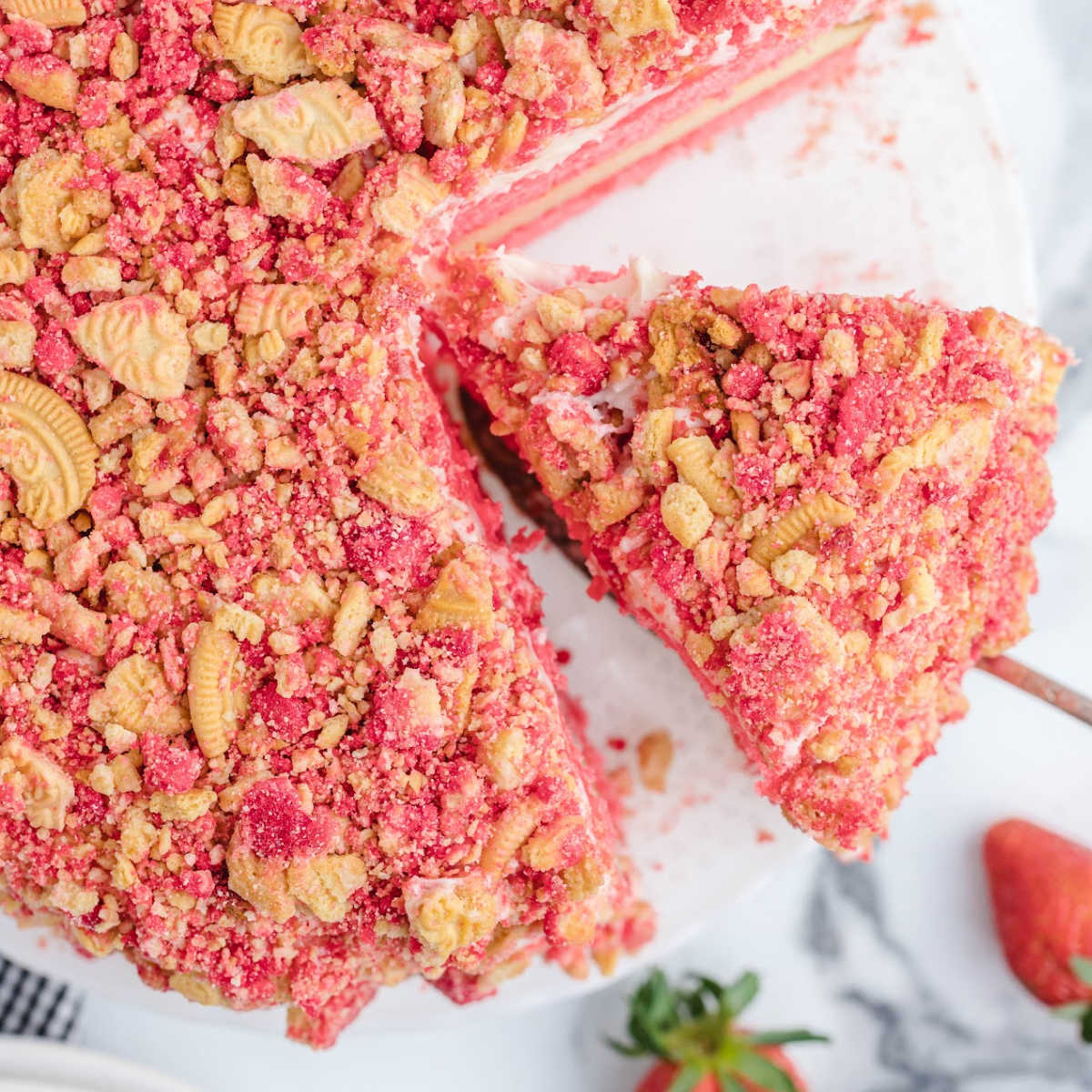 Strawberry Shortcake Cheesecake-image