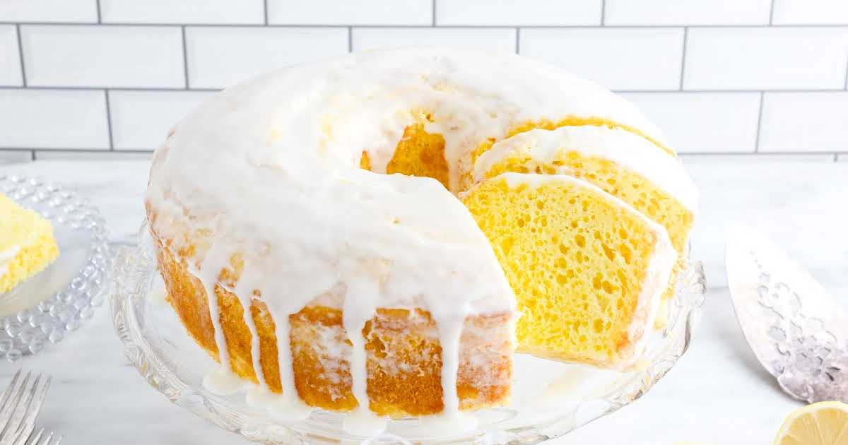 Lemon Chiffon Cake - Pass the Dessert