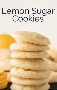 Lemon Sugar Cookies - Pass the Dessert