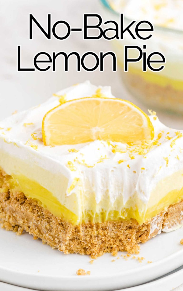 No-Bake Lemon Pie - Pass the Dessert