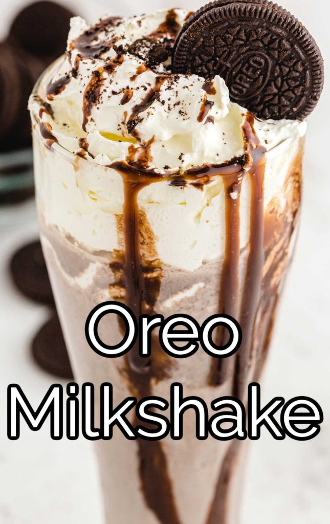 Oreo Milkshake - Pass the Dessert