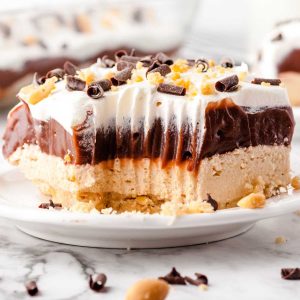 Chocolate Peanut Butter Lasagna - Pass the Dessert