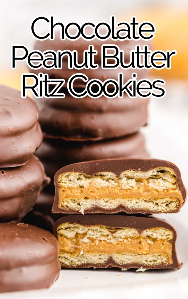 Chocolate Peanut Butter Ritz Cookies - Pass the Dessert