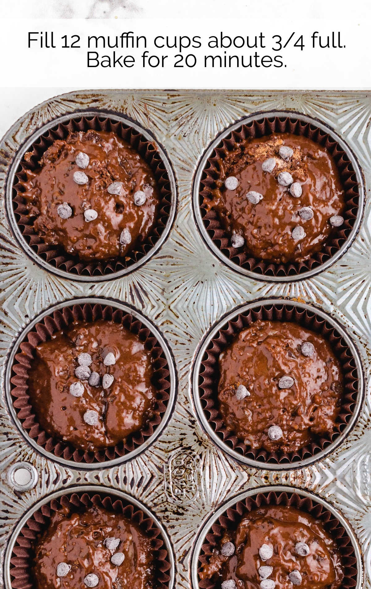 muffin batter in a cupcake pan