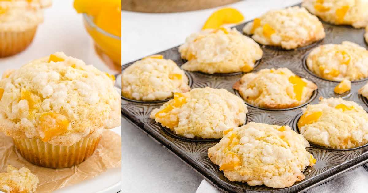 Peach Cobbler Muffins Story