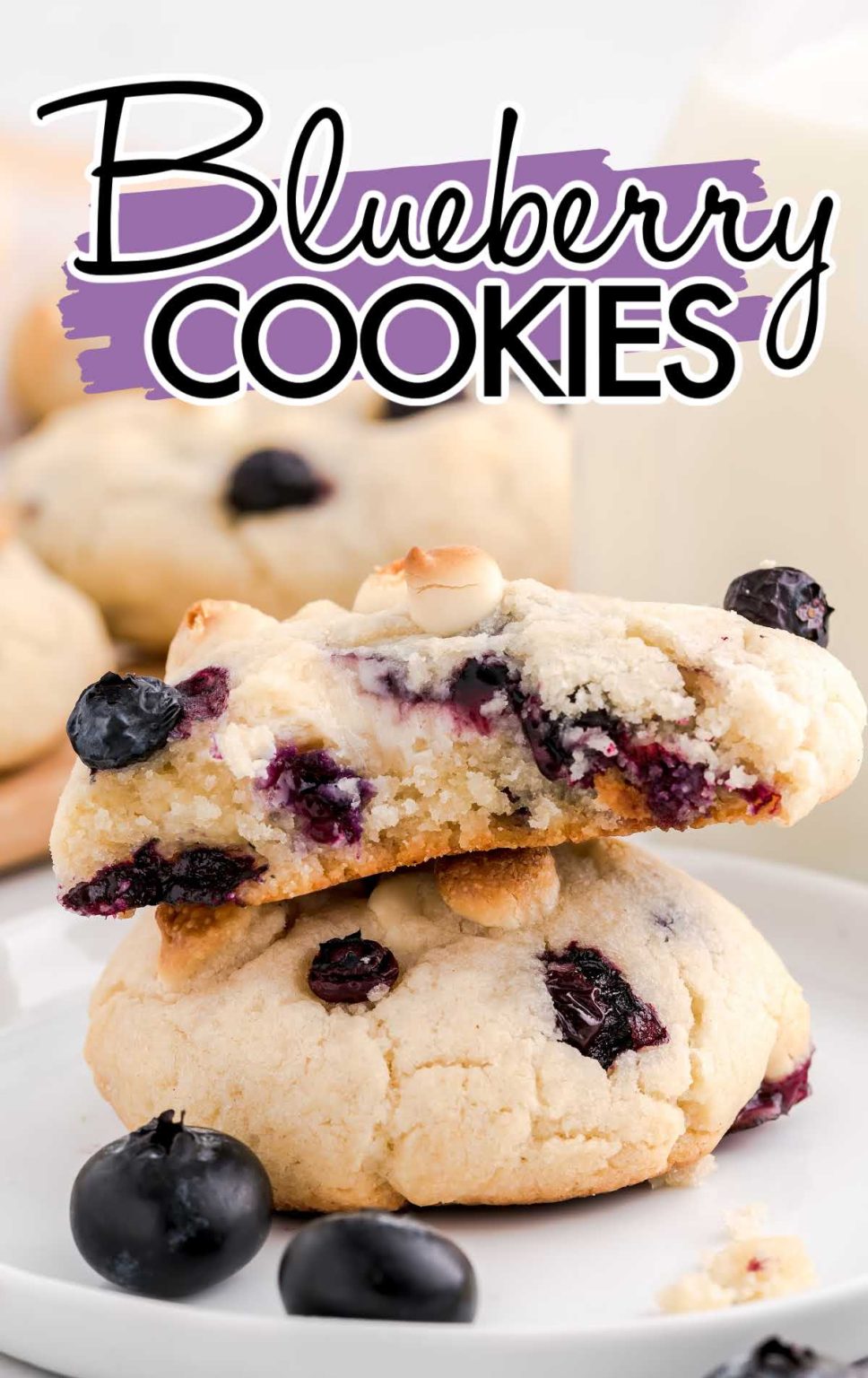 Blueberry Cookies - Pass the Dessert