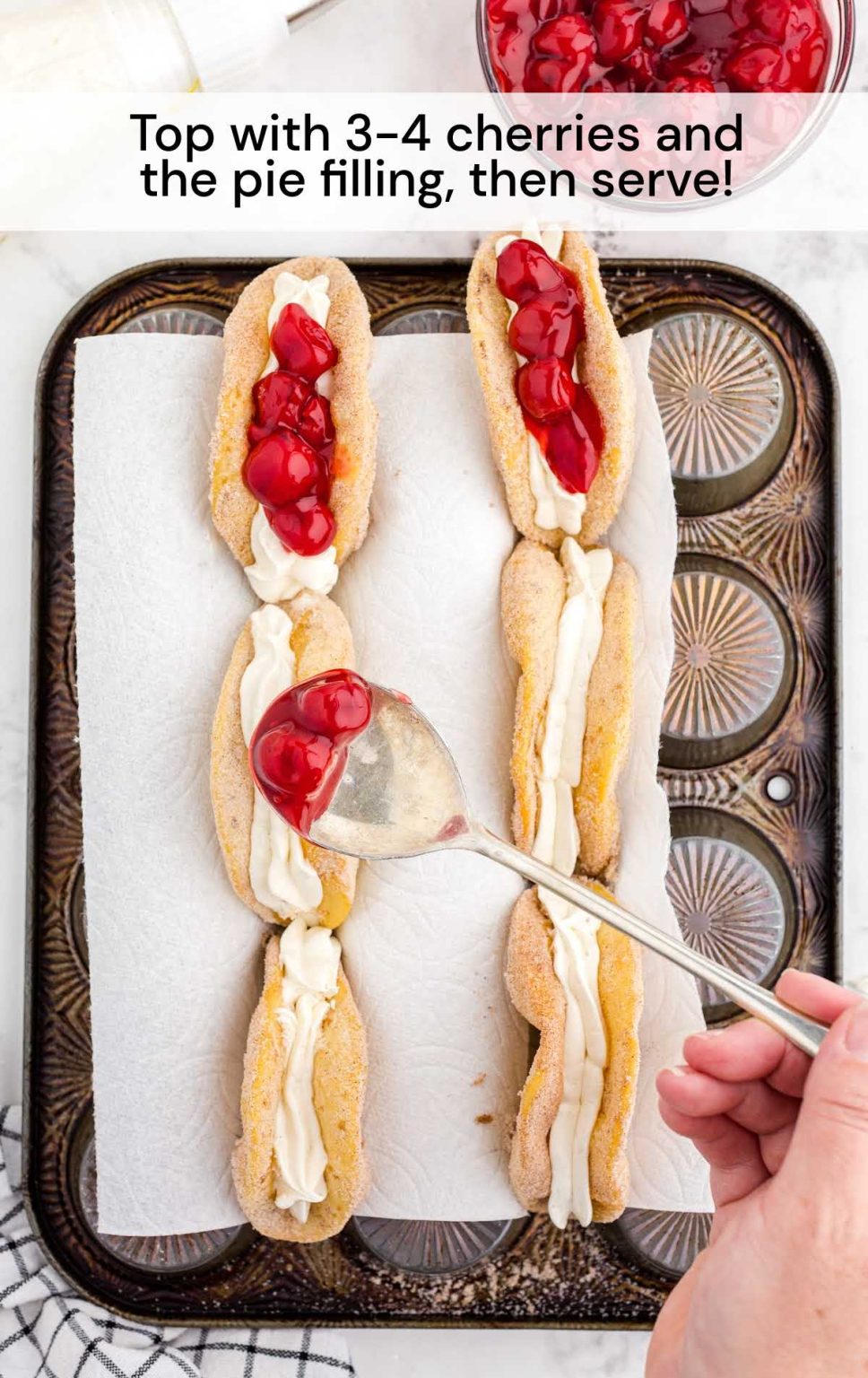 Cherry Cheesecake Tacos Pass the Dessert