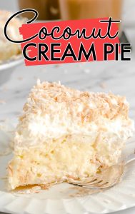 Coconut Cream Pie - Pass the Dessert