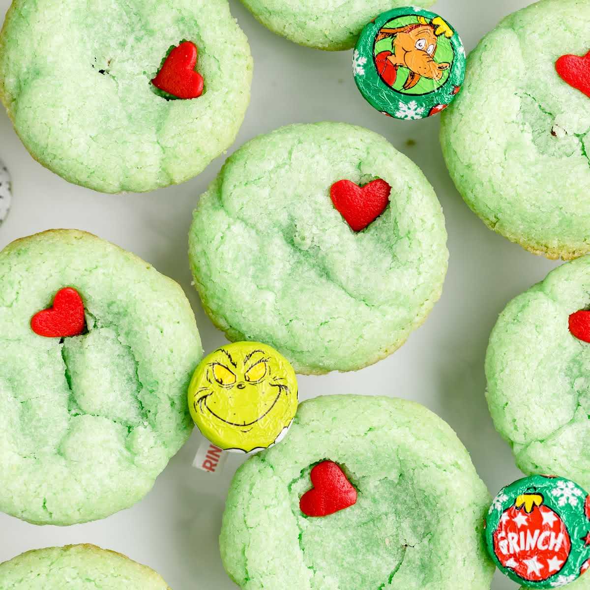 Grinch Cookies Pass the Dessert