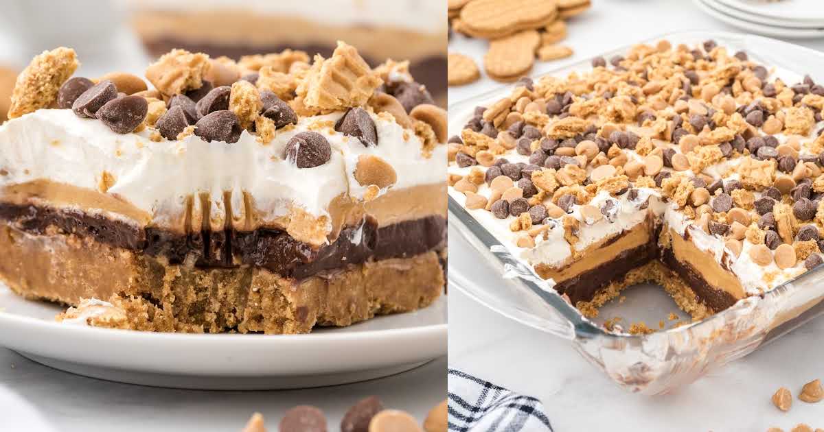 Peanut Butter Dream Bars Pass the Dessert