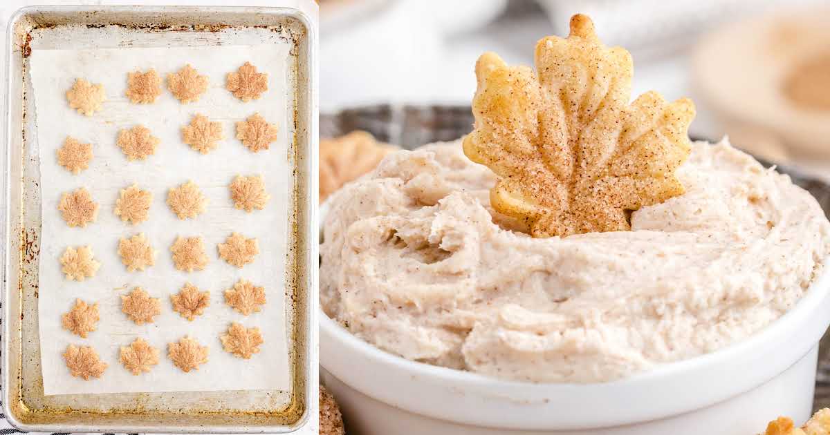 Pie Crust Chips with Cinnamon Dip Pass the Dessert