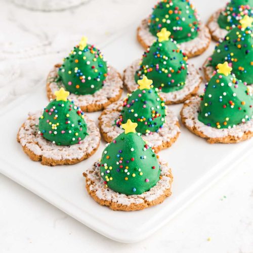 Strawberry Christmas Trees - Pass the Dessert