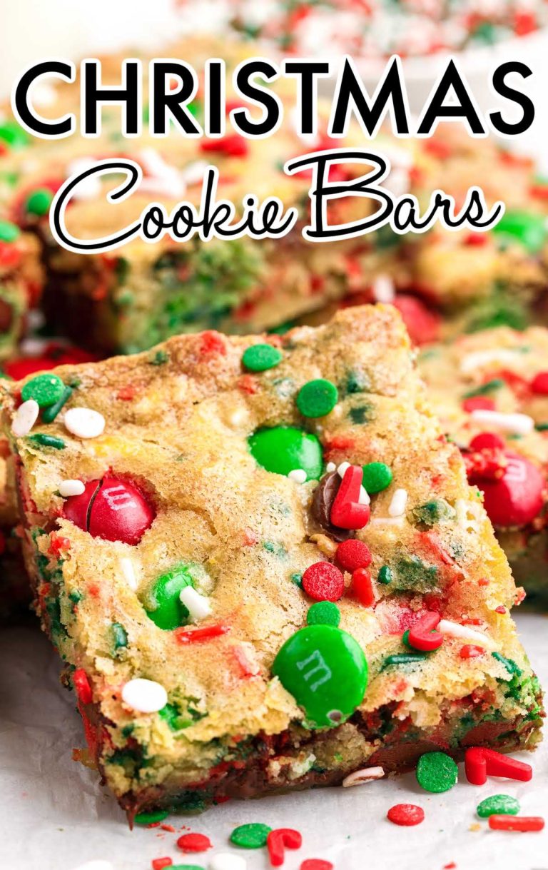 Christmas Cookie Bars - Pass the Dessert