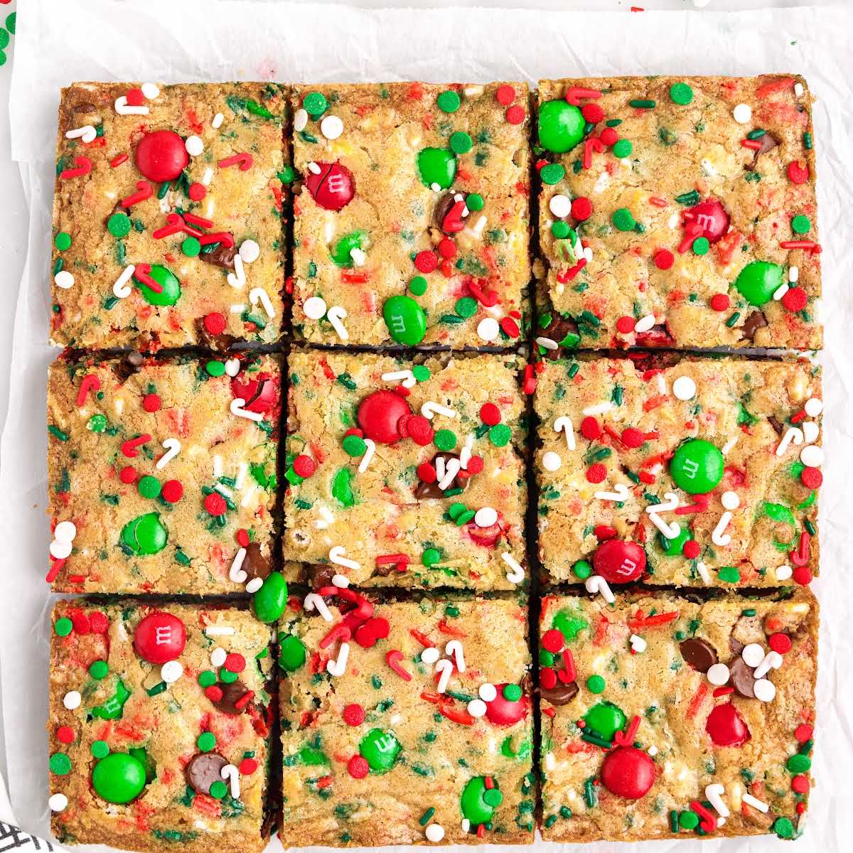 Christmas Cookie Bars - Pass the Dessert