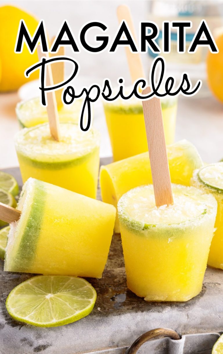 Margarita Popsicles Pass the Dessert