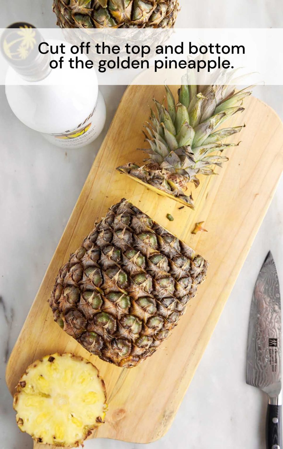 Pineapple Spears in Malibu Rum Pass the Dessert