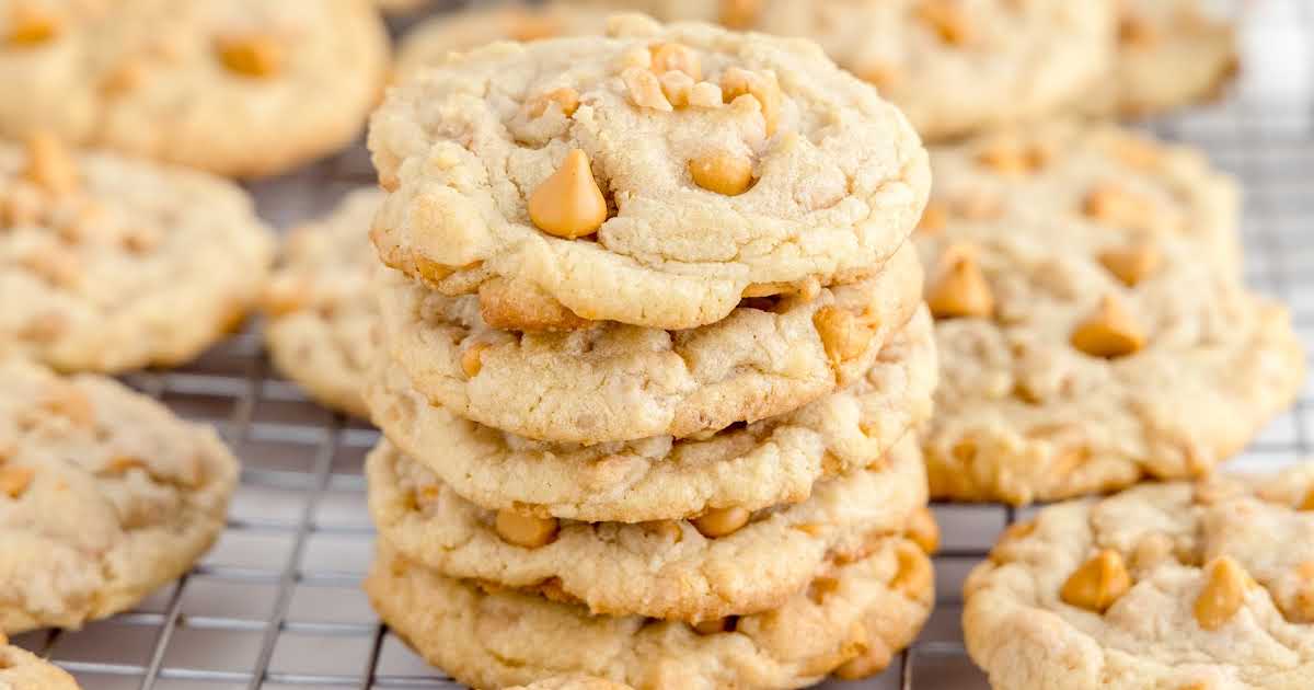 Butterscotch Toffee Cookies Pass the Dessert