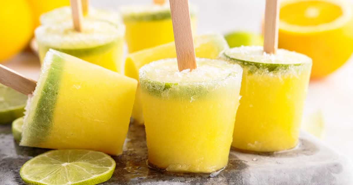 Margarita Popsicles Pass the Dessert