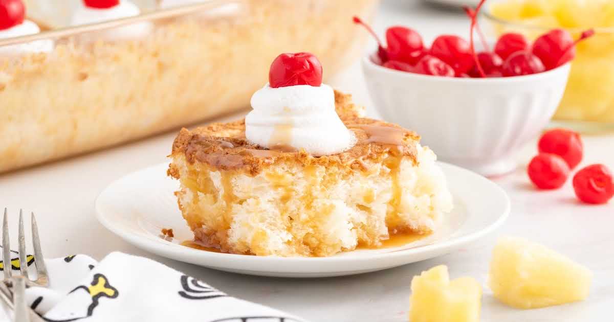 Pineapple Angel Food Cake Pass the Dessert