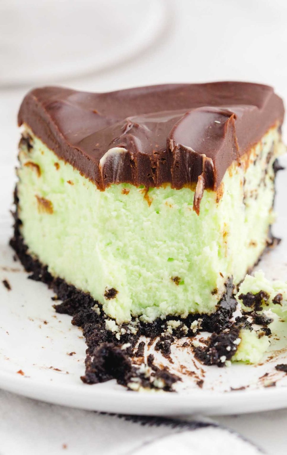 Mint Chocolate Cheesecake - Pass the Dessert