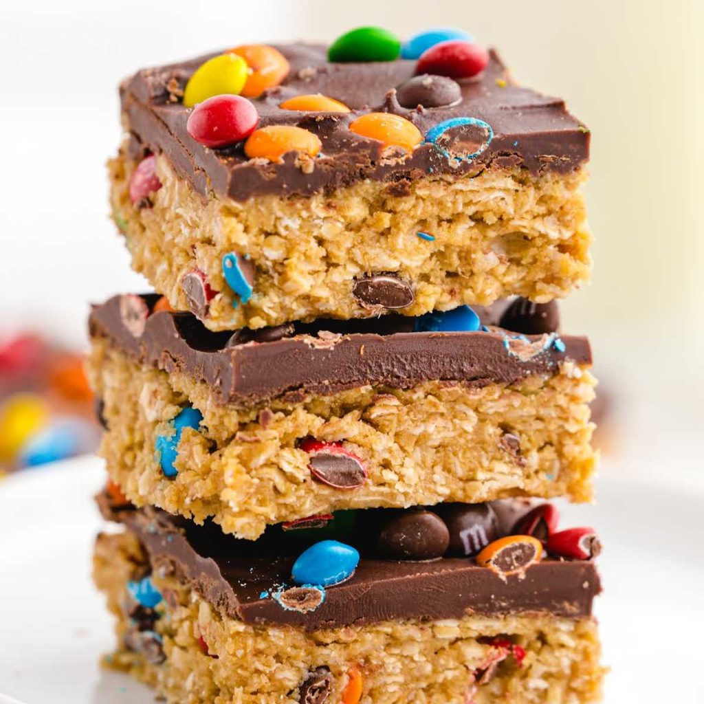 No Bake Monster Cookies - Pass the Dessert