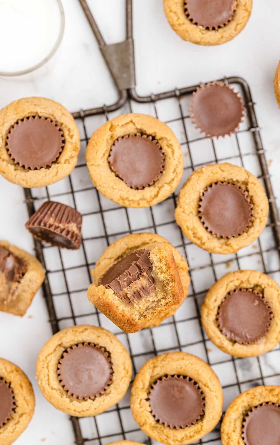 Peanut Butter Cookie Cups - Pass the Dessert