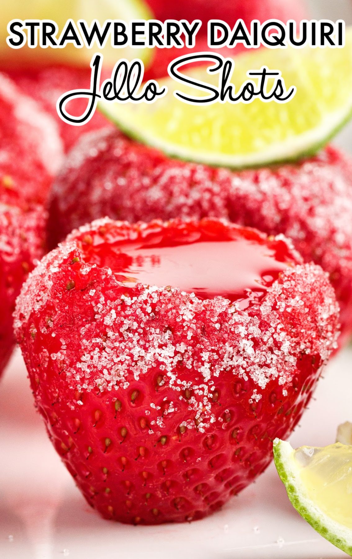 Strawberry Daiquiri Jello Shots Pass The Dessert 4651