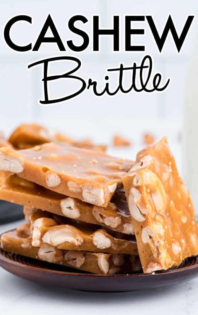 Cashew Brittle - Pass the Dessert