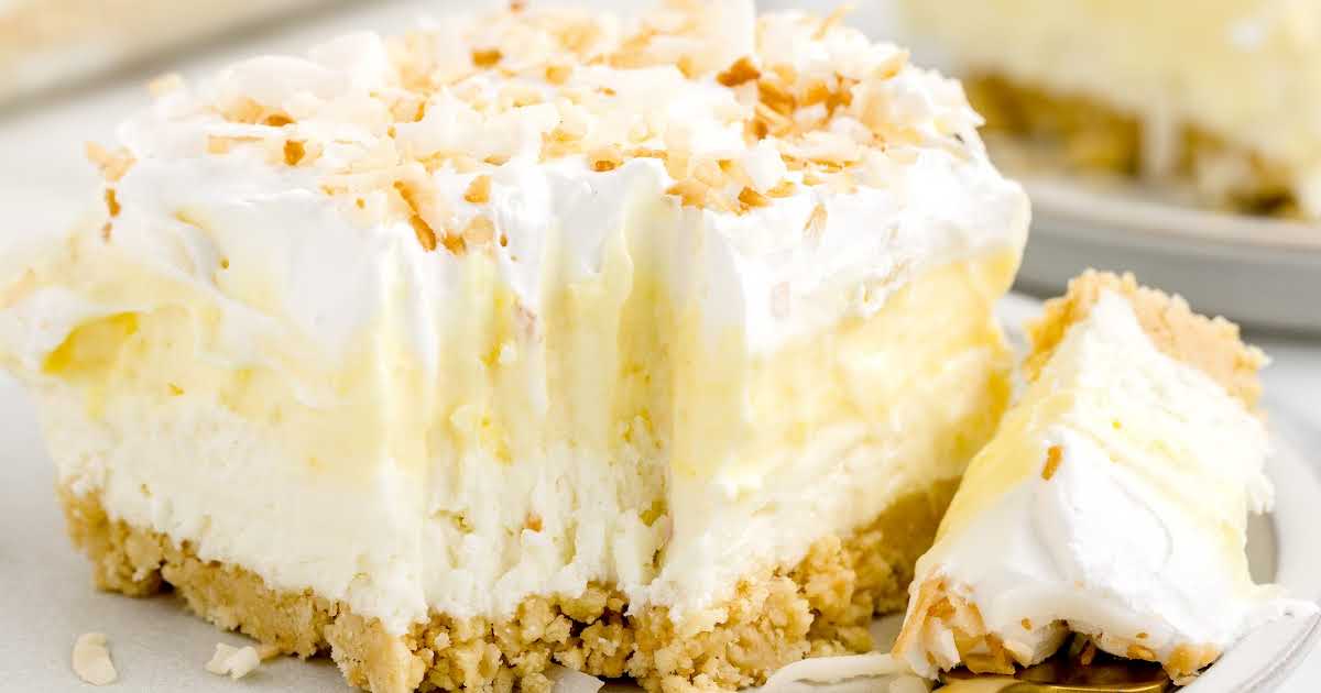 Coconut Cream Dessert - Pass the Dessert