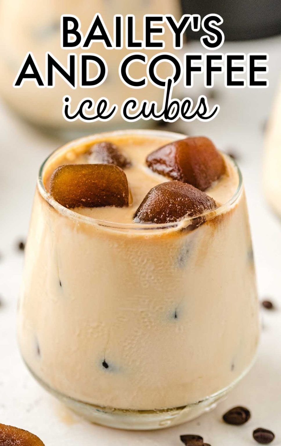 Bailey's and Coffee Ice Cubes Pass the Dessert