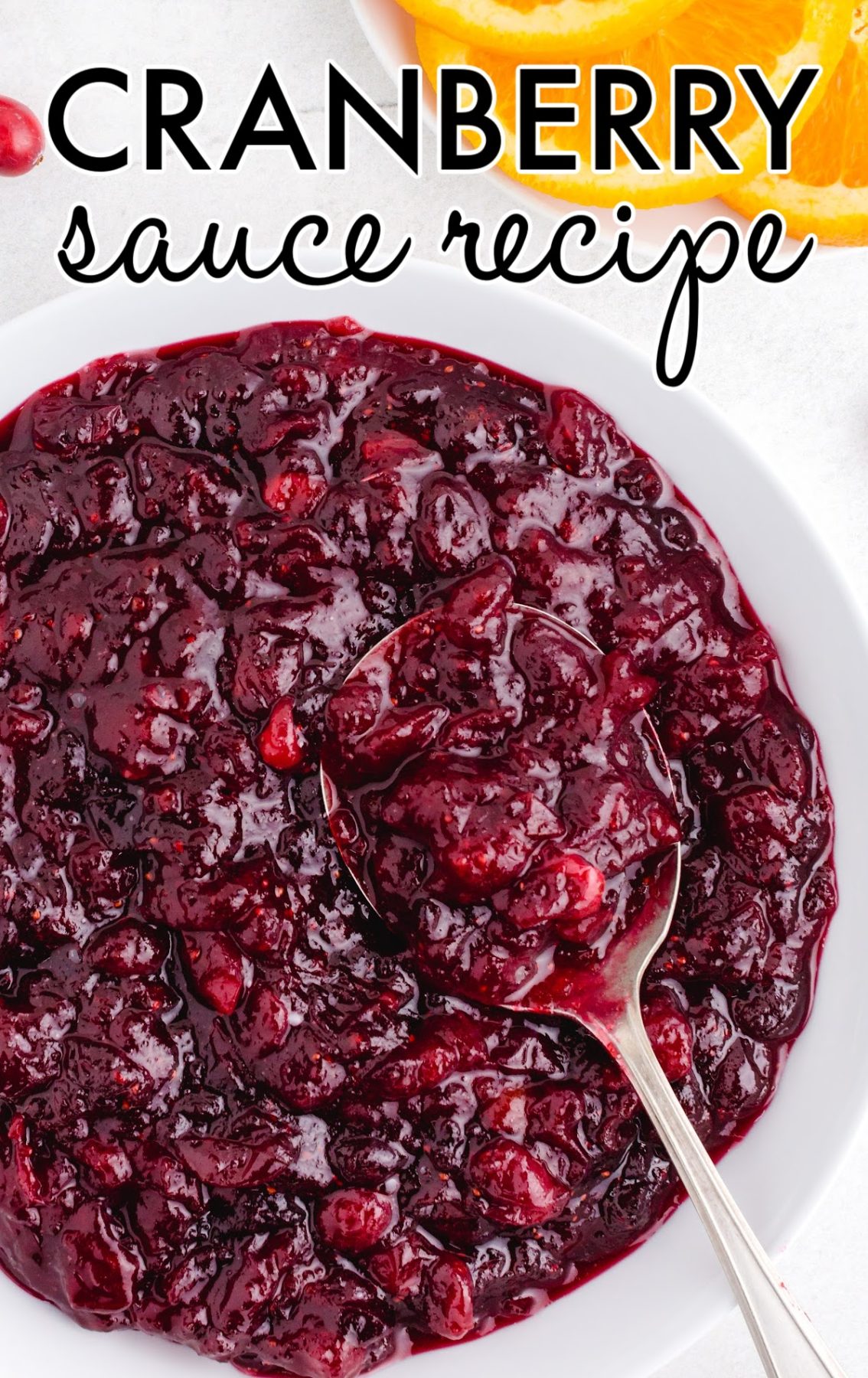 Cranberry Sauce - Pass the Dessert