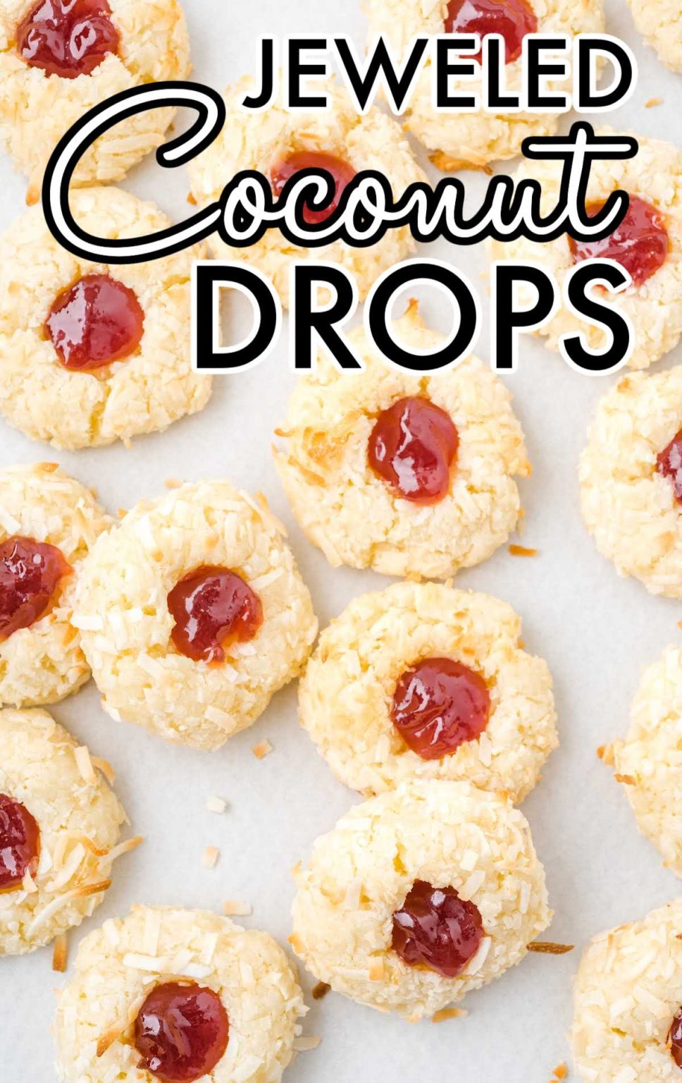 Jeweled Coconut Drops Pass the Dessert