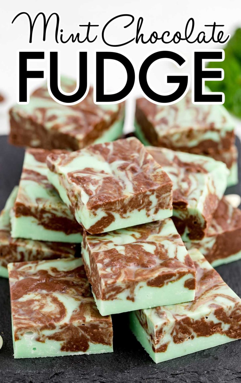 Mint Chocolate Fudge - Pass the Dessert