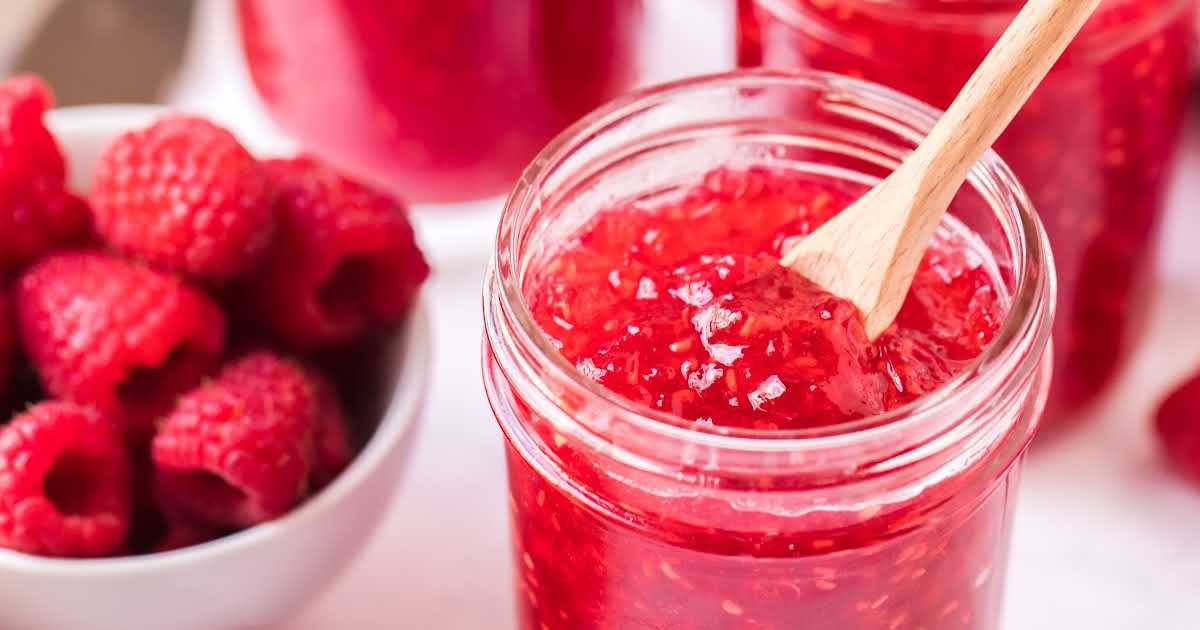 Raspberry Freezer Jam Pass the Dessert
