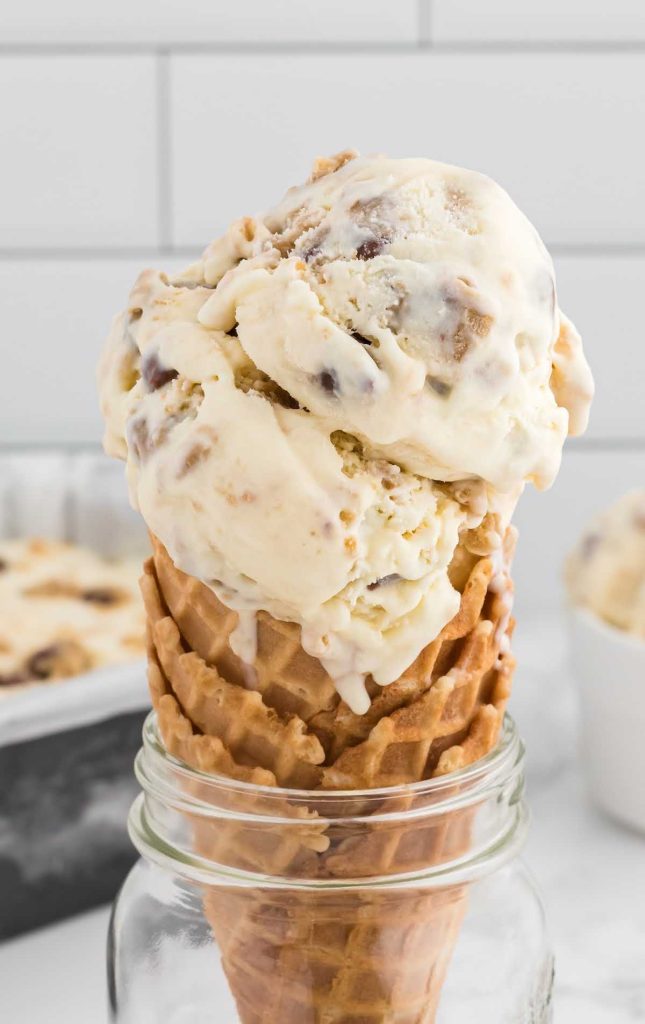 Cookie Dough Ice Cream - Pass the Dessert