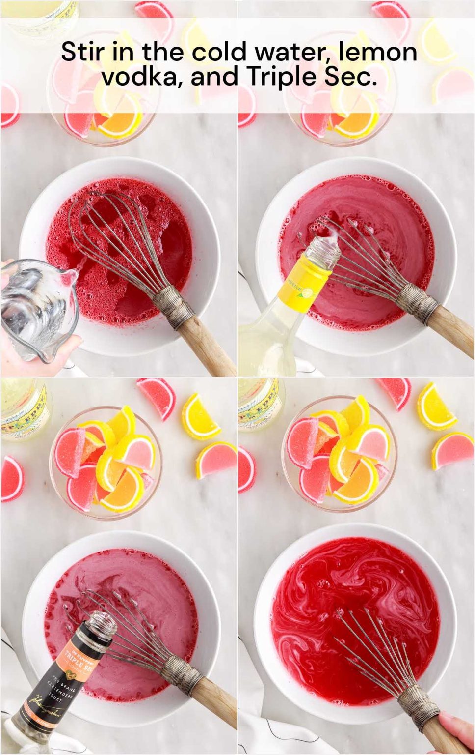 Strawberry Lemonade Jello Shots Pass the Dessert