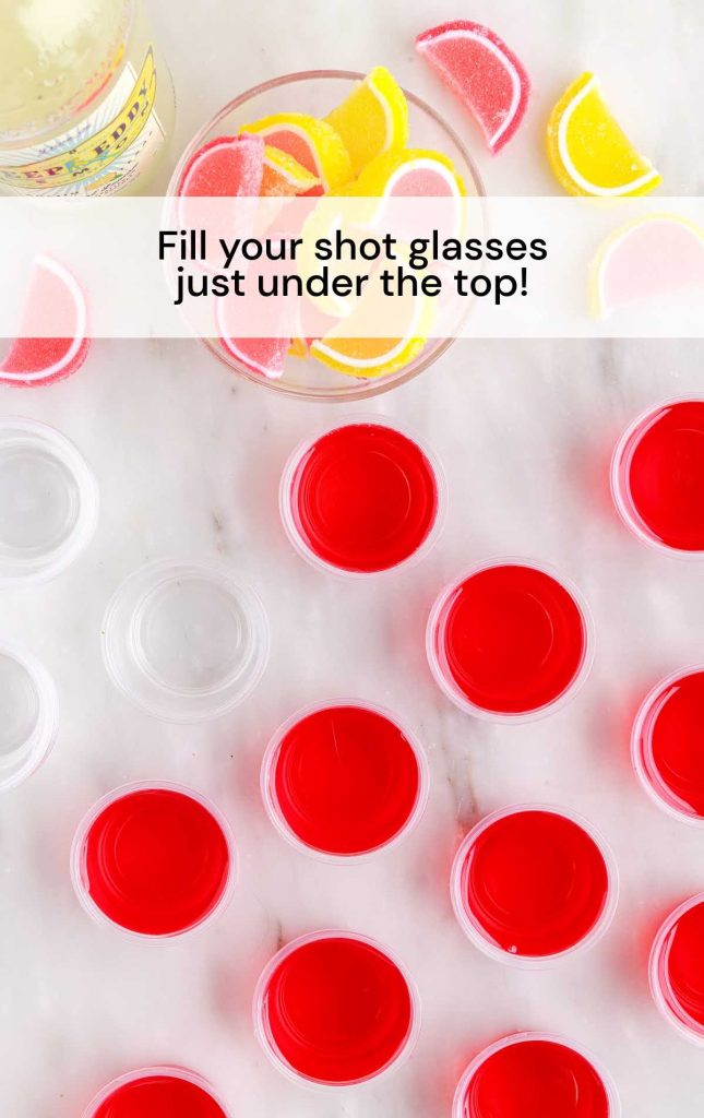 Strawberry Lemonade Jello Shots Pass the Dessert