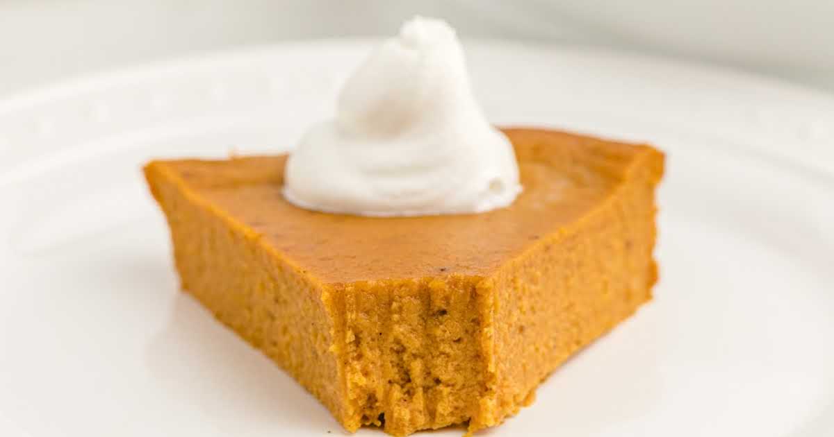 Crustless Pumpkin Pie Pass The Dessert