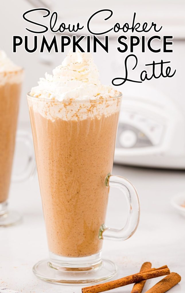 Slow Cooker Pumpkin Spice Latte Pass The Dessert