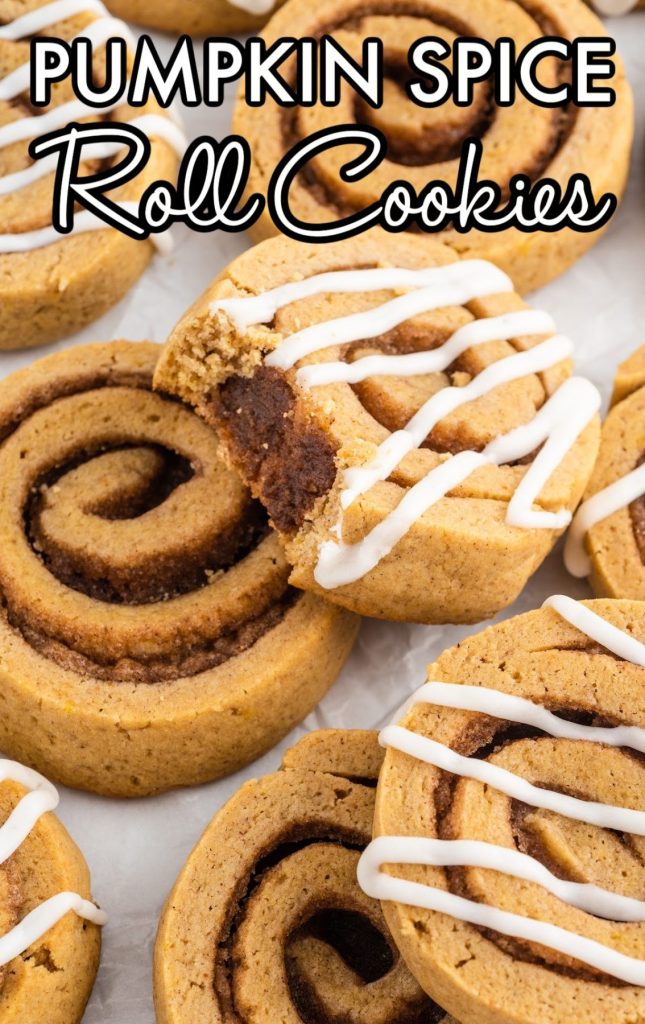 Pumpkin Spice Roll Cookies - Pass the Dessert
