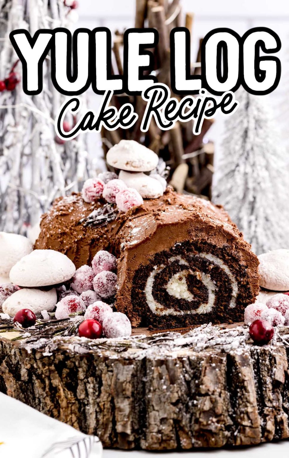 Yule Log Cake Pass the Dessert