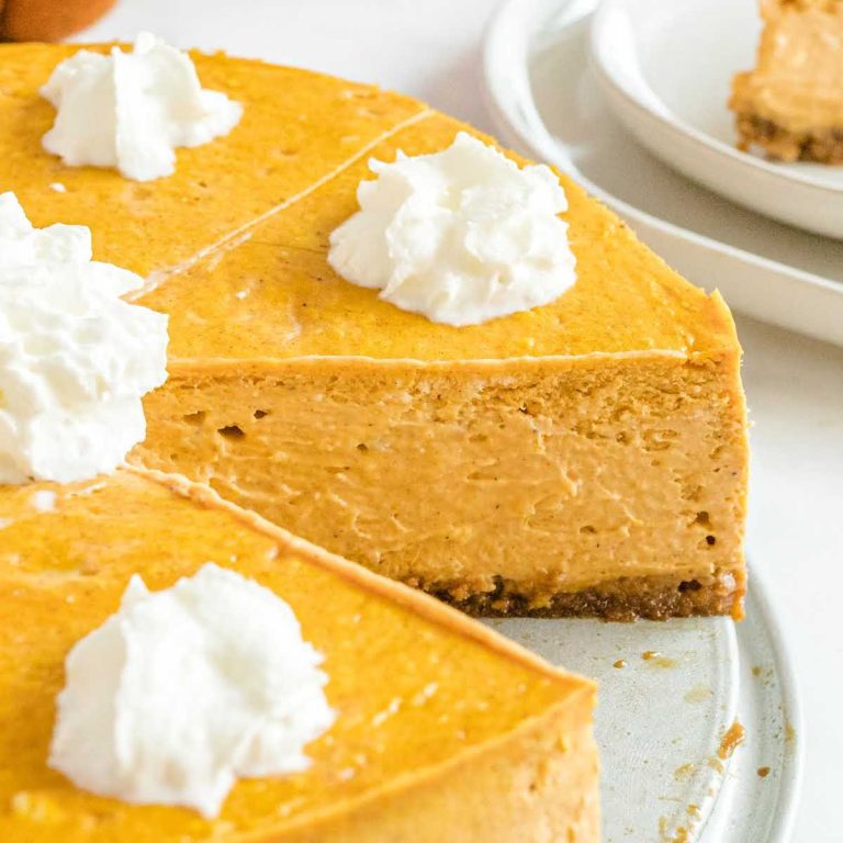 Pumpkin Cheesecake With Gingersnap Crust Pass The Dessert 7948