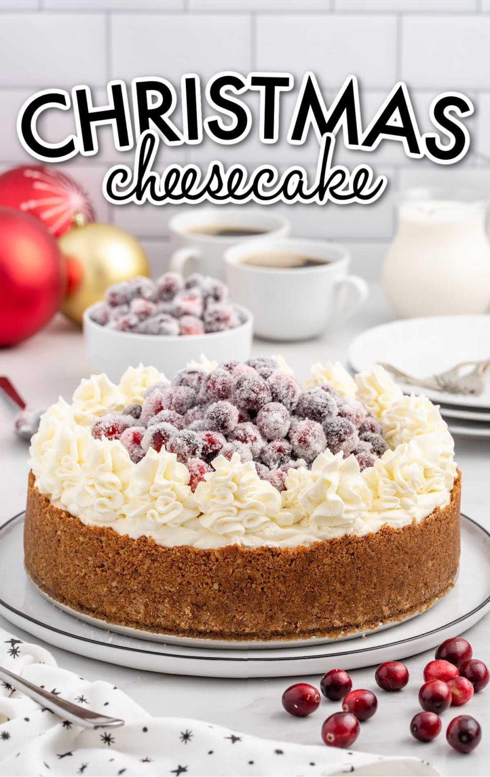 Christmas Cheesecake - Pass the Dessert