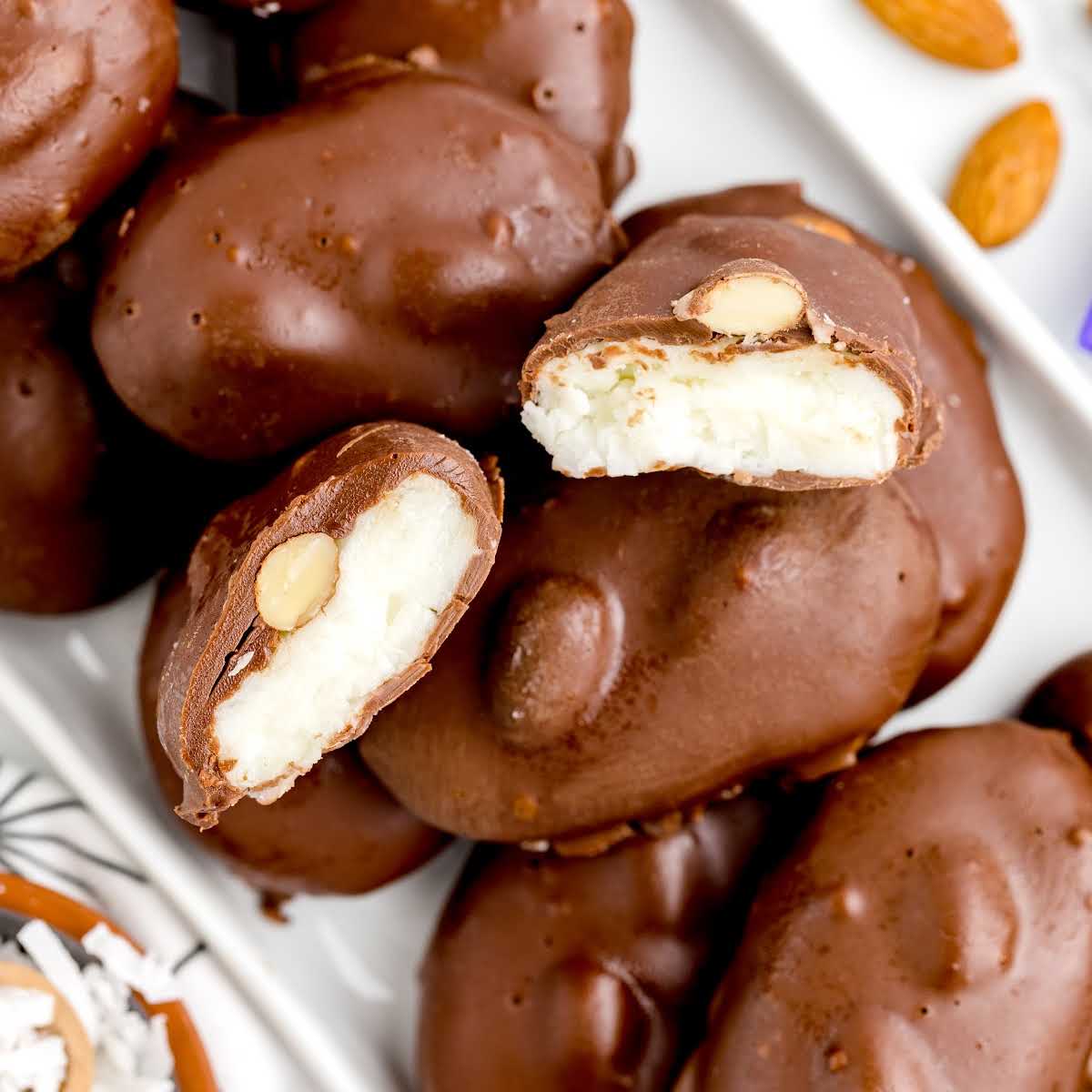 Almond Joy Bars Pass the Dessert